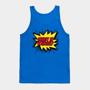Invest in yourself comic kapow style artwork. Tank Top